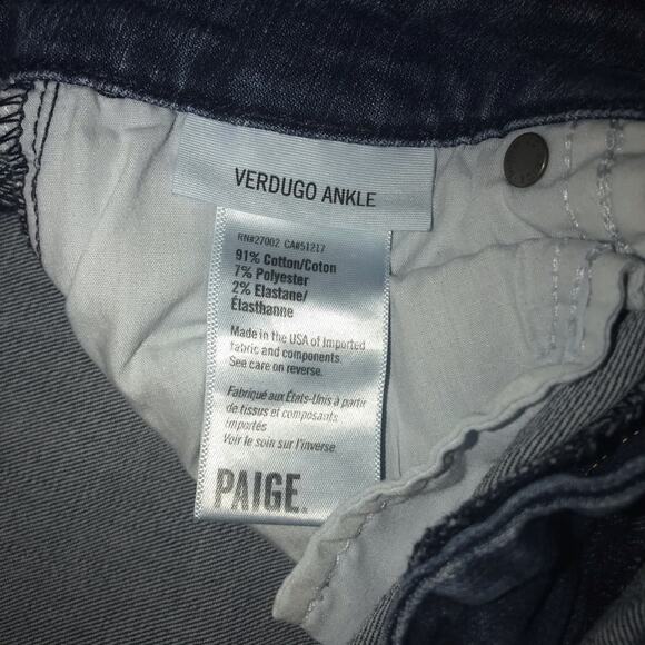 Paige Verdugo Ankle Tania Distressed size 25 - Picture 7 of 7